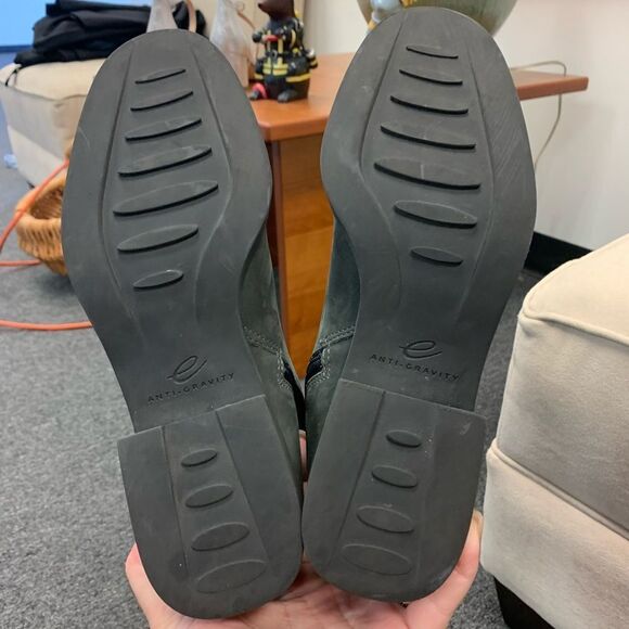 Easy Spirit EDouglas Gray Soft Leather Ankle Boots sz 9 - Picture 5 of 6